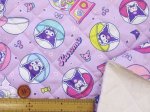 画像4: サンリオ　クロミ　カプセルトイ　オックス生地 (パープル) 半針キルト (4)