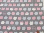 画像6: ねこたま ビッグシルエット　ネコ・ねこ・猫柄　オックス生地　コスモテキスタイル (6)