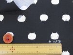画像13: ねこたま ミディアムシルエット　ネコ・ねこ・猫柄　オックス生地　コスモテキスタイル (13)