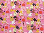 画像3: noraシリーズ　カラフルドッグ　犬柄　インクジェットプリント　シーチング生地 (3)