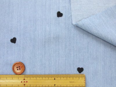 画像2: プチハード刺繍　5オンス デニム生地　衣料からバッグ小物まで幅広く適用!!
