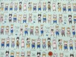 画像9: YUWA 有輪商店 sobakasu-kids. オシャレキャット　ネコ・猫柄　シャーティング生地　ラミネート つや消し (9)