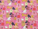 画像3: noraシリーズ　カラフルドッグ　犬柄　インクジェットプリント　シーチング生地　ラミネート つや消し (3)