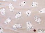 画像6: 可愛い サモエド　わんこ・犬柄　オックス生地　コスモテキスタイル (6)