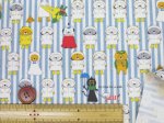 画像10: カッパねこ　ネコ・ねこ・猫柄　綿キャンバス生地 ラミネート つや消し (10)