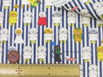 画像13: カッパねこ　ネコ・ねこ・猫柄　綿キャンバス生地 ラミネート つや消し (13)