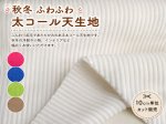 画像1: 75cm幅　太コール天　ふわふわ　もこもこ　太コーデュロイ生地 (1)
