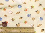 画像7: sweetie プチデザイン　アニマルブレッド　パン柄　ダブルガーゼ生地  (7)