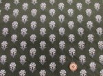 画像6: 細コール天　レトロクラシックフラワー　花柄　コーデュロイ生地 (6)