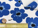 画像7: モダンフラワー　フラワー・花柄　11号帆布生地 (7)