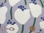 画像5: 北欧風 チューリップデザイン　フラワー・花柄　10番キャンバス生地　コットンこばやし　ラミネート　つや消し (5)