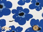 画像5: モダンフラワー　フラワー・花柄　11号帆布生地 (5)