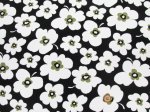 画像9: モダンフラワー　フラワー・花柄　11号帆布生地 (9)