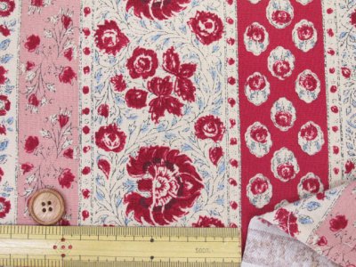 画像2: marucoparts様コラボ商品 Heritage(ヘリテージ) フラワー・花柄 シーチング生地 (エアータンブラー加工)
