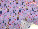 画像7: YUWA 有輪商店 sobakasu-kids.  パリの街角　ネコ・猫柄　シャーティング生地 (7)