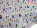 画像6: YUWA 有輪商店 sobakasu-kids.  パリの街角　ネコ・猫柄　シャーティング生地 (6)