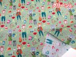 画像8: YUWA 有輪商店 sobakasu-kids.  パリの街角　ネコ・猫柄　シャーティング生地 (8)