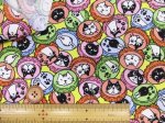 画像4: ネコフタ　ネコ・瓶・フタ・猫柄　オックス生地 (4)