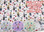 画像1: YUWA 有輪商店 sobakasu-kids. パリの街角　ネコ・猫柄　シャーティング生地 ラミネート つや消し (1)