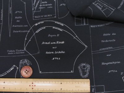 画像1: YUWA 有輪商店 型紙デザイン パターン・型紙柄 シャーティング生地