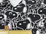 画像7: スヌーピーの人気柄が帰ってきました!! スヌーピー モノクロ PEANUTS オックス生地 (7)