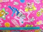 画像2: フレッシュプリキュア キルト地（濃いピンク）はぎれ３０ｃｍ (2)