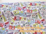 画像1: 142cm幅　スヌーピー　コミック柄　ポリエステルオックス生地 (1)