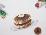 画像2: レトロ喫茶　パフェ・ソーダ・ホットケーキ柄　オックス生地　ラミネート　つや消し (2)