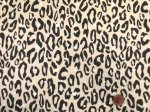画像3: 150cm幅　アニマルレオパード柄 ポリエステルニット生地　(ベージュ地) (3)