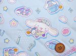 画像2: サンリオ　シナモロール　オシャレ可愛い オックス生地 (ブルー) 半針キルト (2)