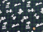 画像3: スヌーピーの人気柄が帰ってきました!! スヌーピー ブラックウォッチ PEANUTS オックス生地 (3)