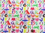 画像3: noraシリーズ 3D アルファベット 文字柄 インクジェットプリント シーチング生地 (3)