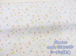 画像1: moda　USAコットン　Delivered With Love　スターダスト　星柄　シーチング生地　(オフホワイト地) (1)