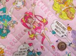 画像1: 2019年　トゥインクルプリキュア　オックス生地　(薄ピンク)　キルト はぎれ７５ｃｍ (1)