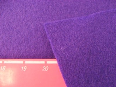 画像1: 【現品限り】洗えるフエルト90cm巾生地　紫（RZ－39）