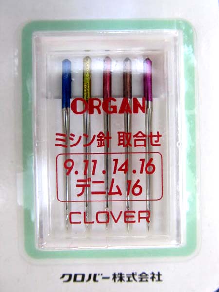 クローバー】 家庭用ミシン針 （取り合わせ5本入り） - ともや手芸店