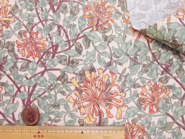 moda USAコットン Morris Collection ハニーサックル フラワー・花柄