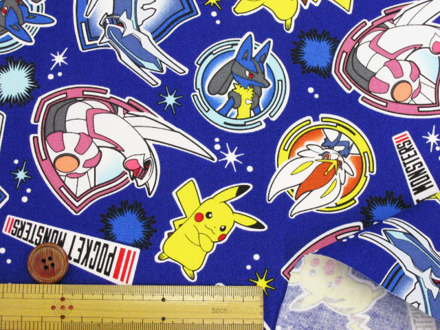 22年 ポケットモンスター ポケモン柄 オックス生地