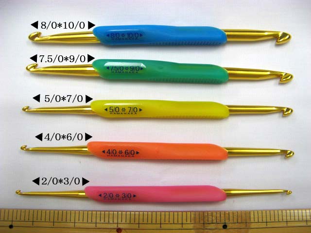 かぎ針 アルミ製 １０号（６ｍｍ） (100円ショップ 100円均一 100均一 100均)